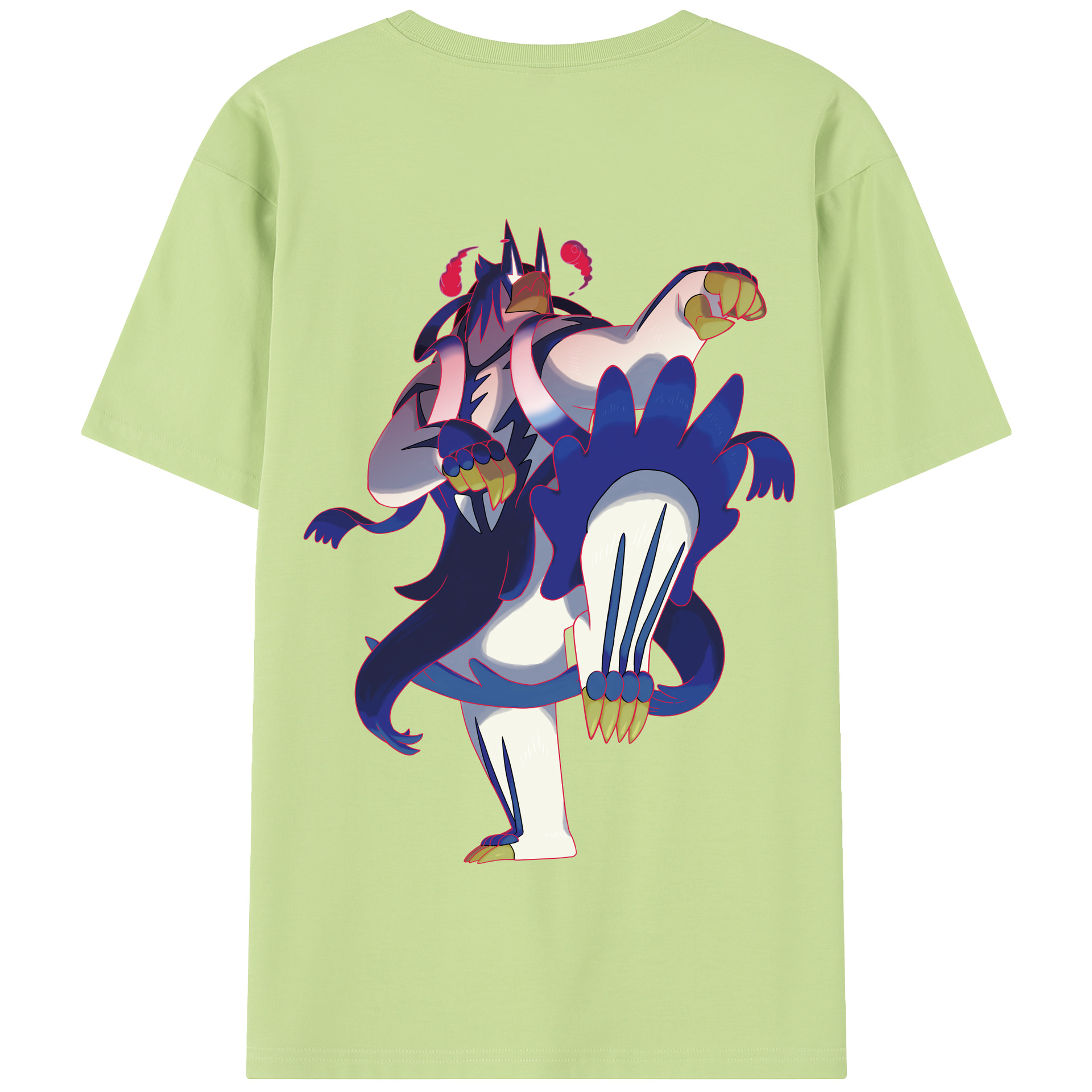 （画像用） ポケットモンスター Pokémon 綿100％半袖Tシャツ（背面プリント）